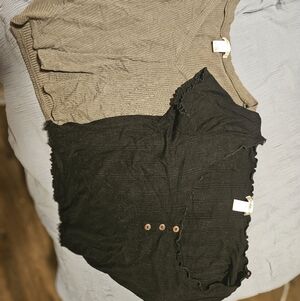 Bundle Tops with Button Detail